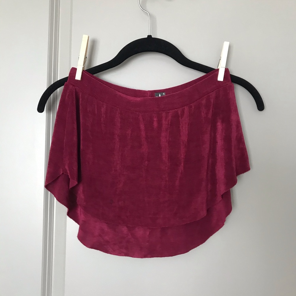 Abigail Mentzer Designs maroon ballet skirt